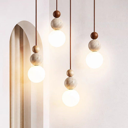 Traditional Japandi Multi Orb Hanging Lamp for Modern Homes-Orizon Depot