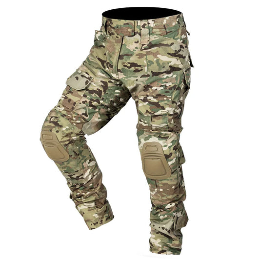 Men's Tactical Cargo Pants with Integrated Knee Pads for Home Decor