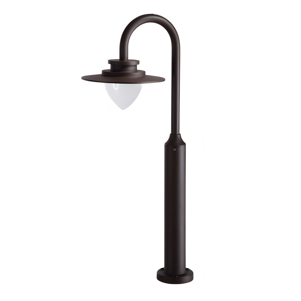 Minimalist Nordic Arc LED Path Light Outdoor Post Lamp for Garden Pathway Light