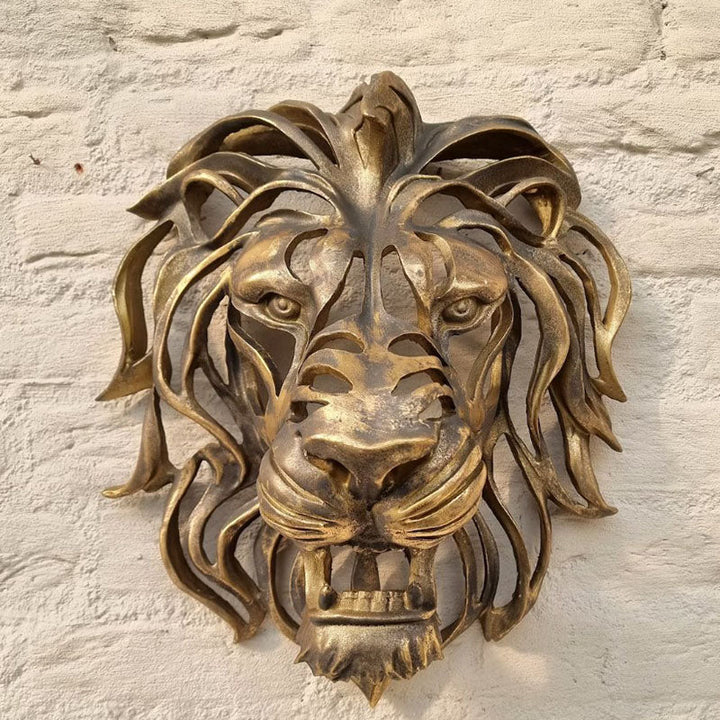 Lion Head Wall Art for Home Decor and Unique Wall Accent-Orizon Depot