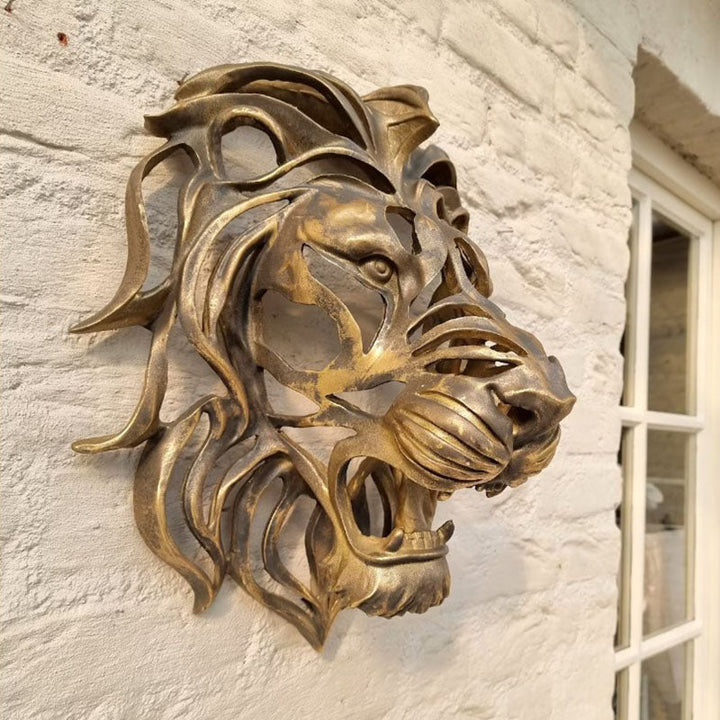 Lion Head Wall Art for Home Decor and Unique Wall Accent-Orizon Depot