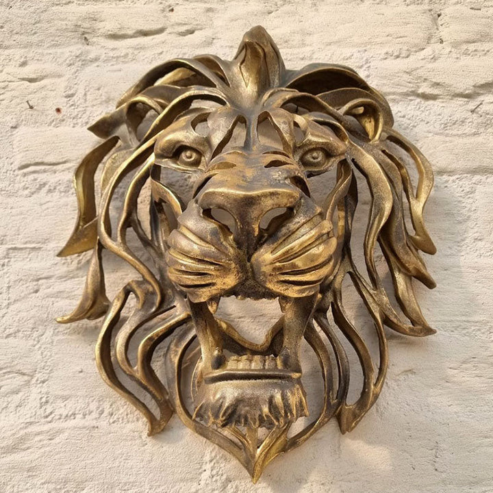 Lion Head Wall Art for Home Decor and Unique Wall Accent-Orizon Depot