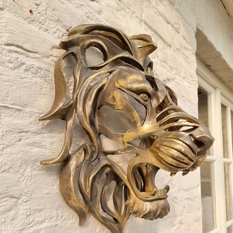 Lion Head Wall Art for Home Decor and Unique Wall Accent-Orizon Depot