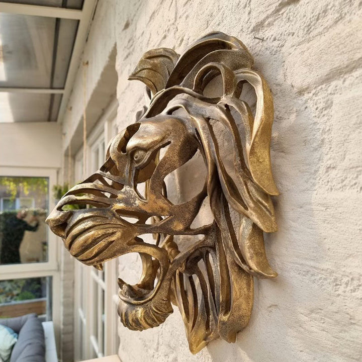 Lion Head Wall Art for Home Decor and Unique Wall Accent-Orizon Depot