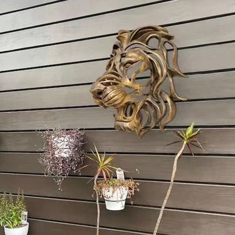 Lion Head Wall Art for Home Decor and Unique Wall Accent-Orizon Depot