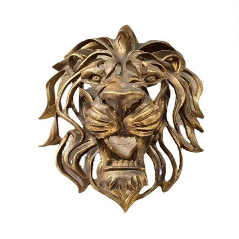 Lion Head Wall Art for Home Decor and Unique Wall Accent-Orizon Depot