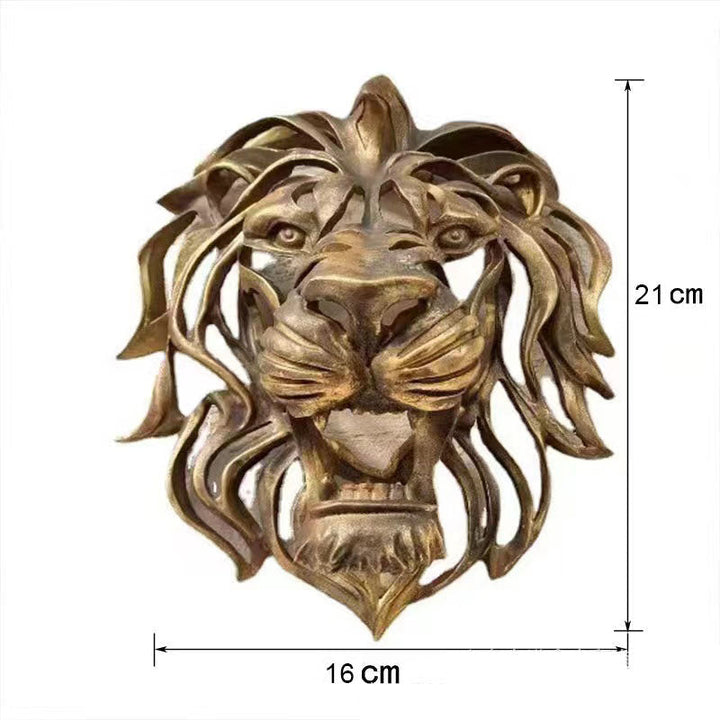Lion Head Wall Art for Home Decor and Unique Wall Accent-Orizon Depot