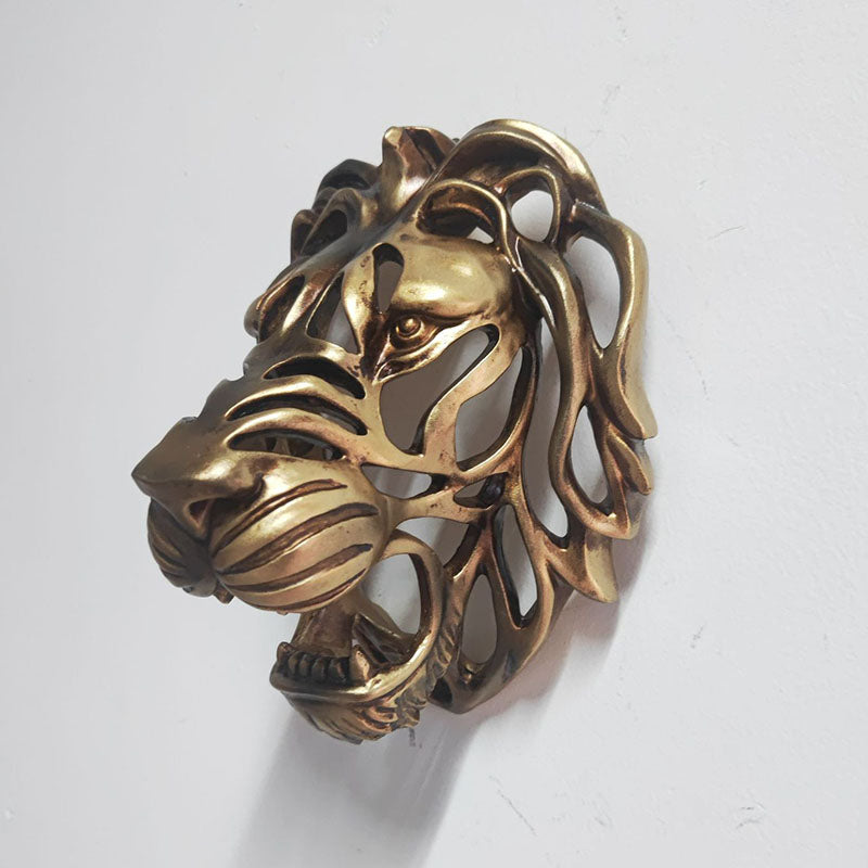 Lion Head Wall Art for Home Decor and Unique Wall Accent-Orizon Depot