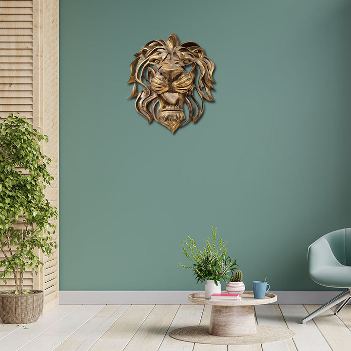 Lion Head Wall Art for Home Decor and Unique Wall Accent-Orizon Depot