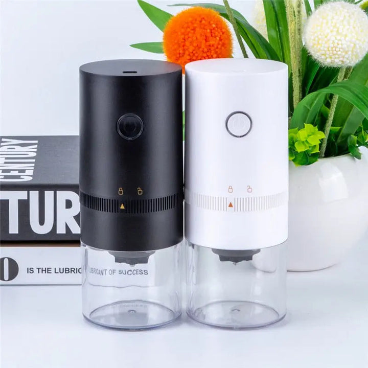 Electric Coffee Grinder | Adjustable Grind Settings | USB Rechargeable