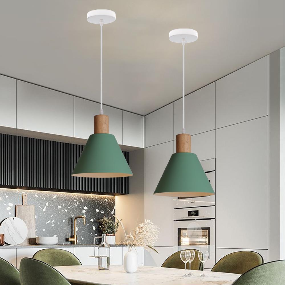 Nordic Vintage Iron Cone Pendant Light-Orizon Depot