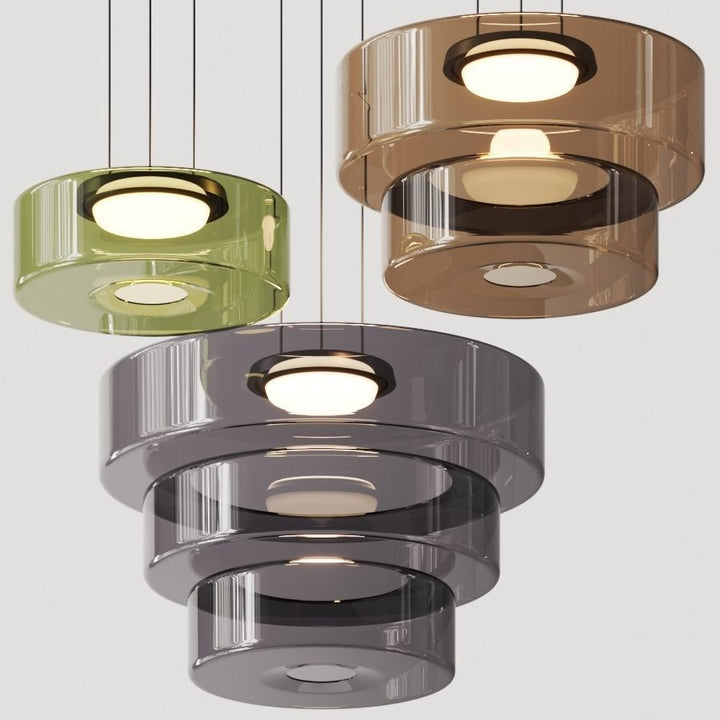 Bauhaus Style Glass Pendant Light | Modern Hanging Fixture