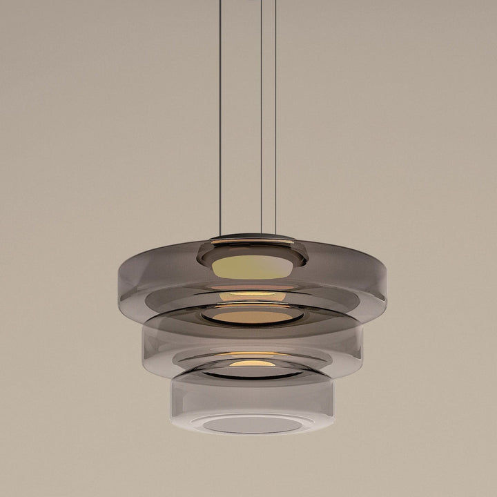 Bauhaus Style Glass Pendant Light | Modern Hanging Fixture