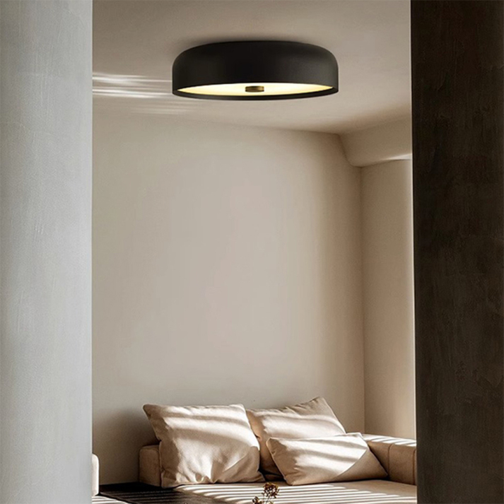 Retro Minimalist LED Ceiling Light | Stylish Flush Mount Fixture