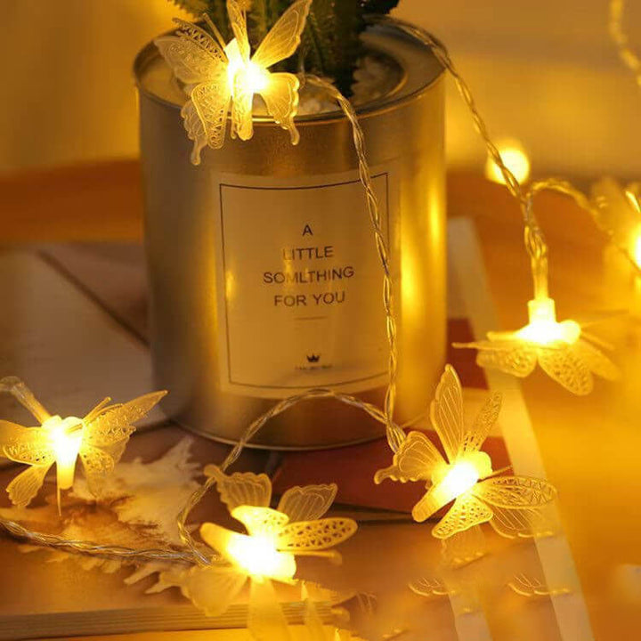 Modern Creative Butterfly Outdoor Patio Garden LED String Lamp-Orizon Depot