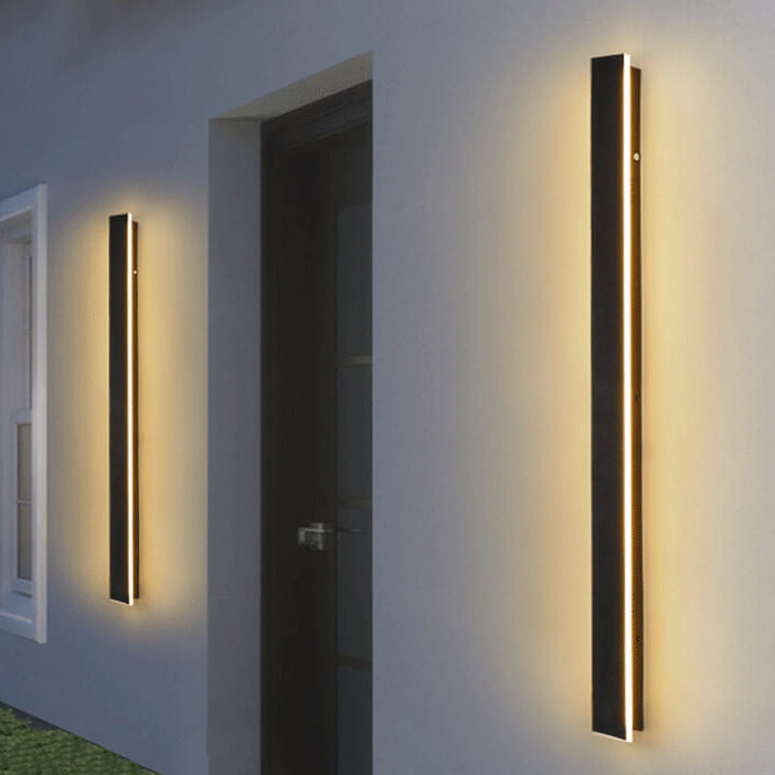 Retro Waterproof Rectangular LED Wall Sconce for Outdoor Spaces