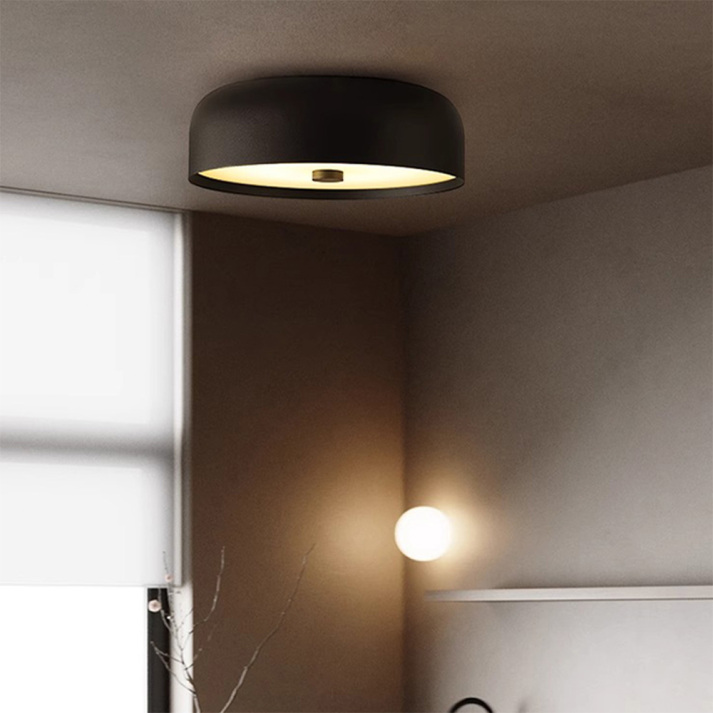 Retro Minimalist LED Ceiling Light | Stylish Flush Mount Fixture