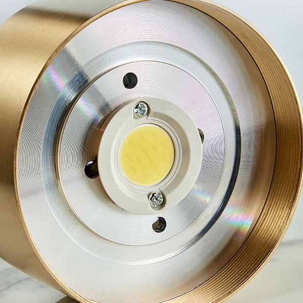 Nordic Light Luxury All Copper Ultra-thin LED Flush Mount Lamp-Orizon Depot