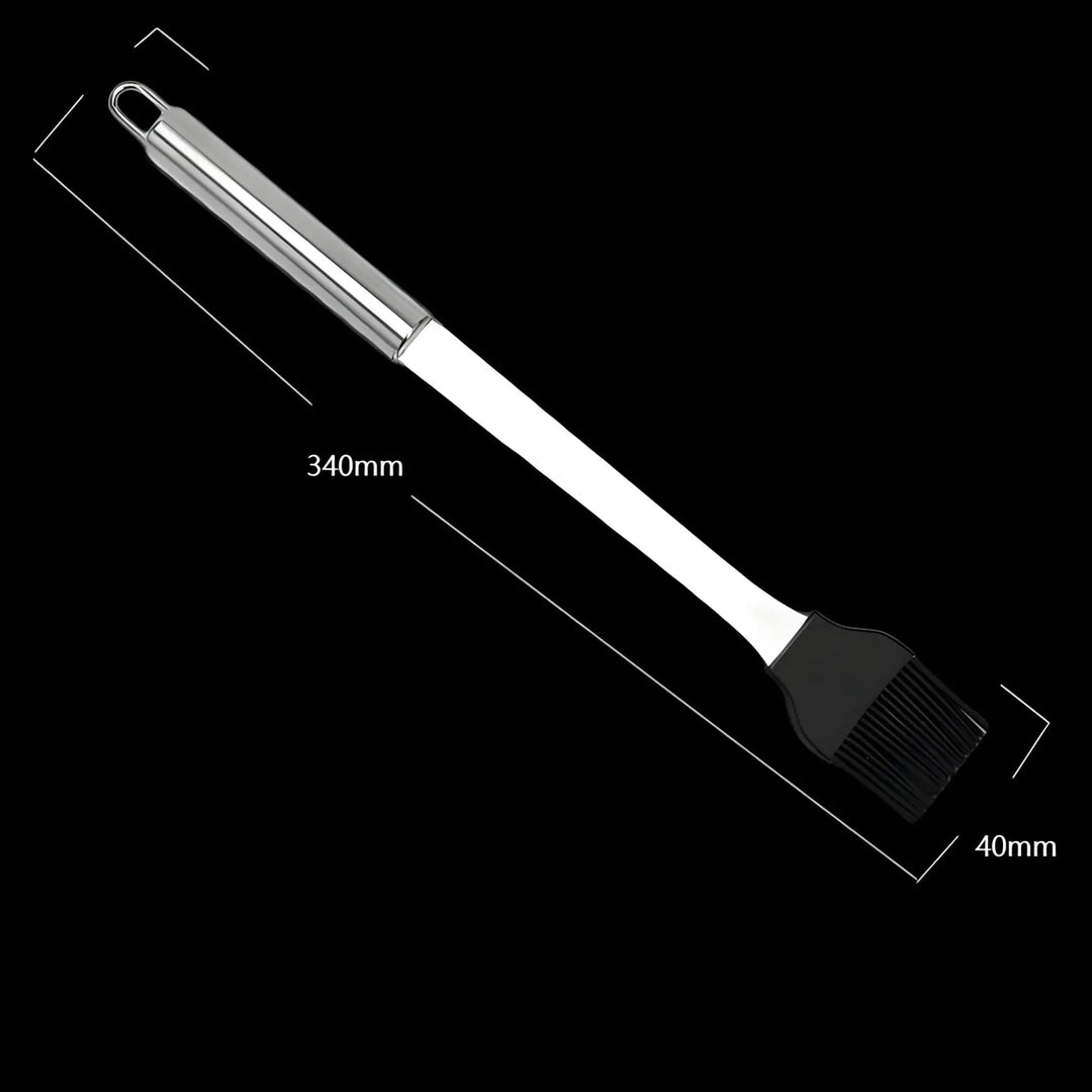 Stainless Steel BBQ Cutlery Set with Travel Case and Heatproof Grip