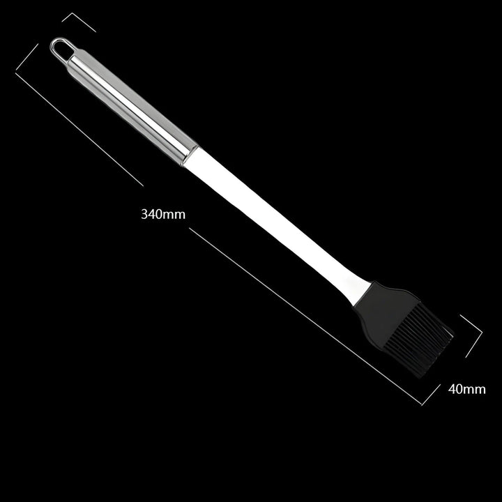 Stainless Steel BBQ Cutlery Set with Travel Case and Heatproof Grip