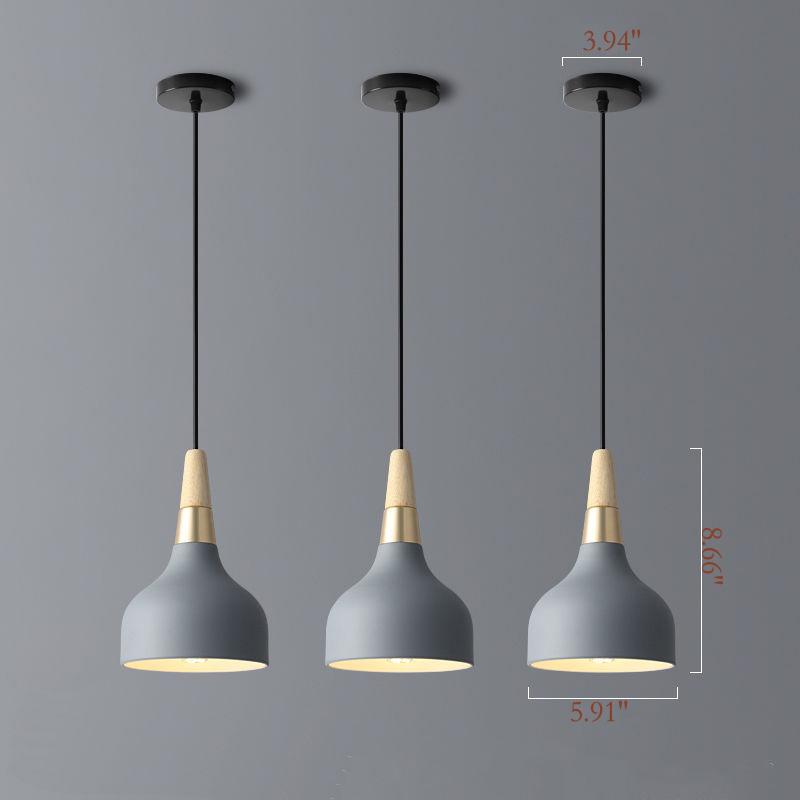 Modern Creative Macaron Disc Art Pendant Lamp-Orizon Depot