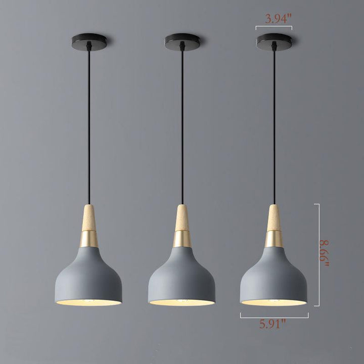 Modern Creative Macaron Disc Art Pendant Lamp-Orizon Depot