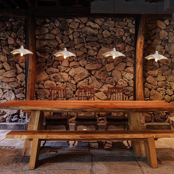 Minimalist Japanese Flower Shape Cement 1/2/3-Light Chandelier-Orizon Depot
