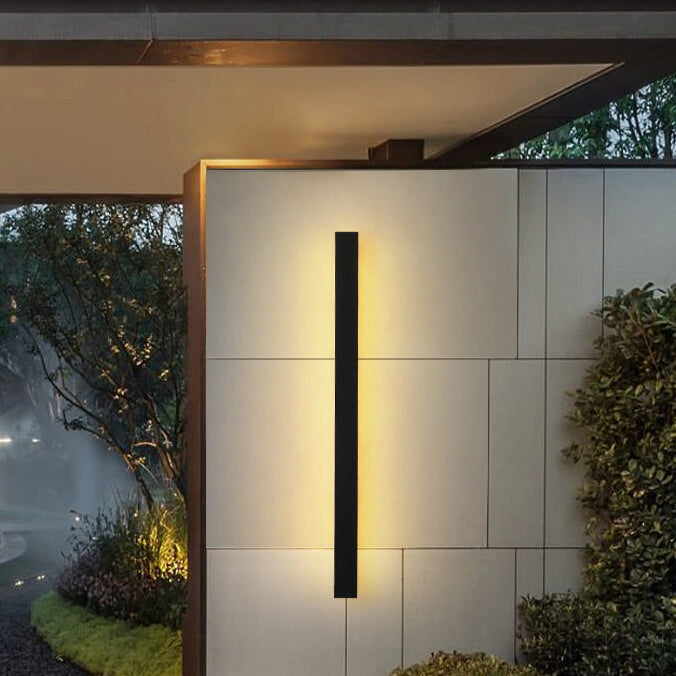 Retro Waterproof Rectangular LED Wall Sconce for Outdoor Spaces