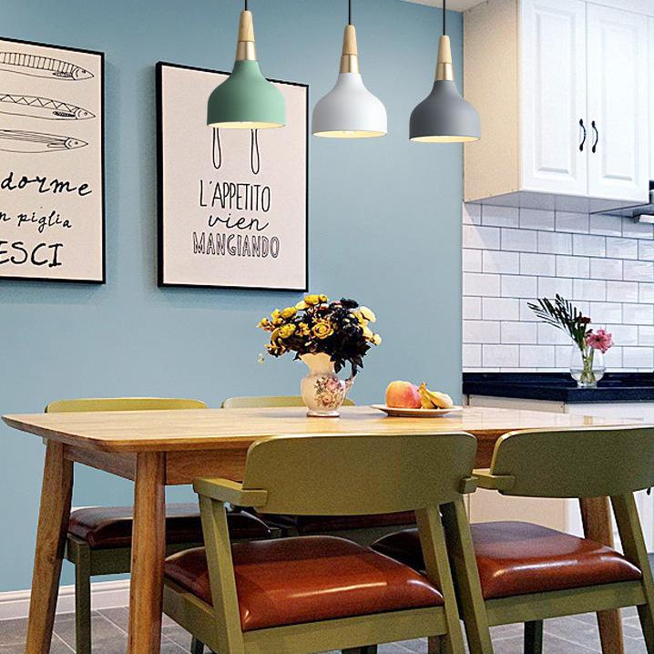 Modern Creative Macaron Disc Art Pendant Lamp-Orizon Depot