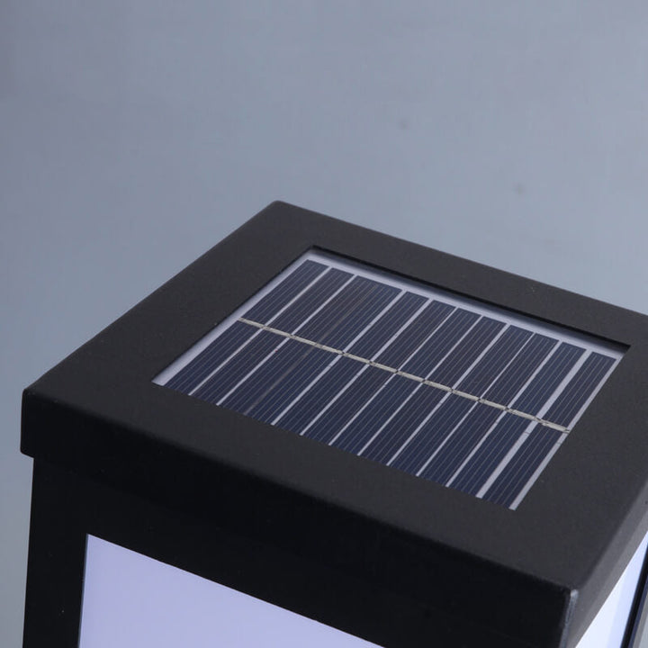 Modern Solar Square Column Outdoor Waterproof Lawn Path Lamp-Orizon Depot
