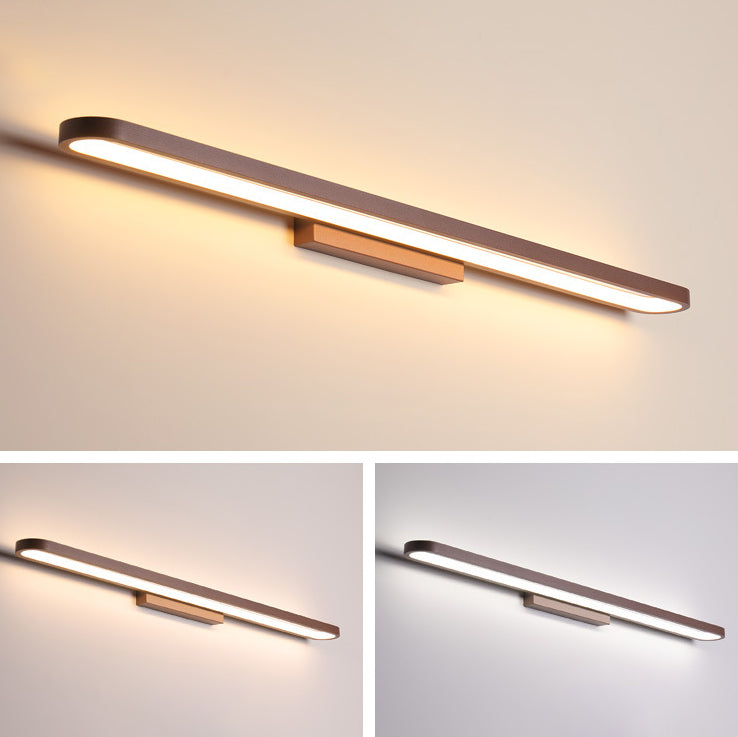 European Minimalist Circular Aluminum Vanity Lamp LED Mirror Front Wall Sconce Light-Orizon Depot