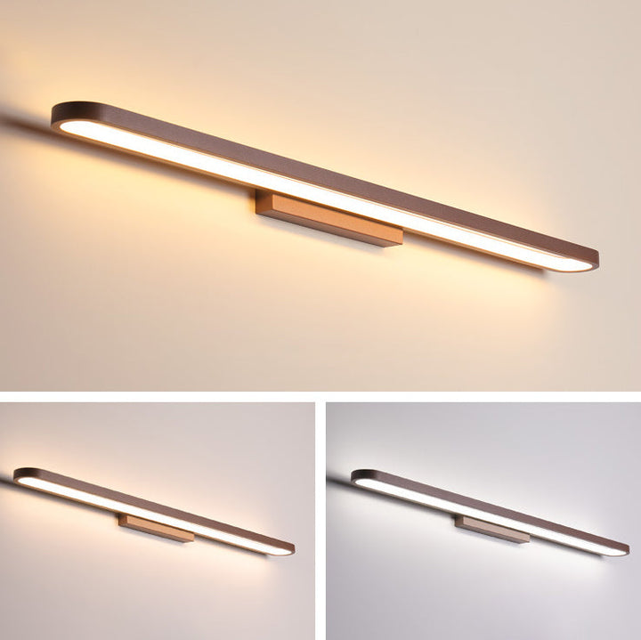 European Minimalist Circular Aluminum Vanity Lamp LED Mirror Front Wall Sconce Light-Orizon Depot