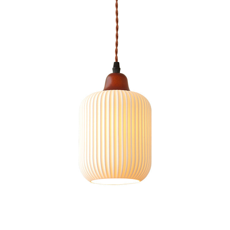 Japanese Vintage Ceramic Dome Pendant Light-Orizon Depot