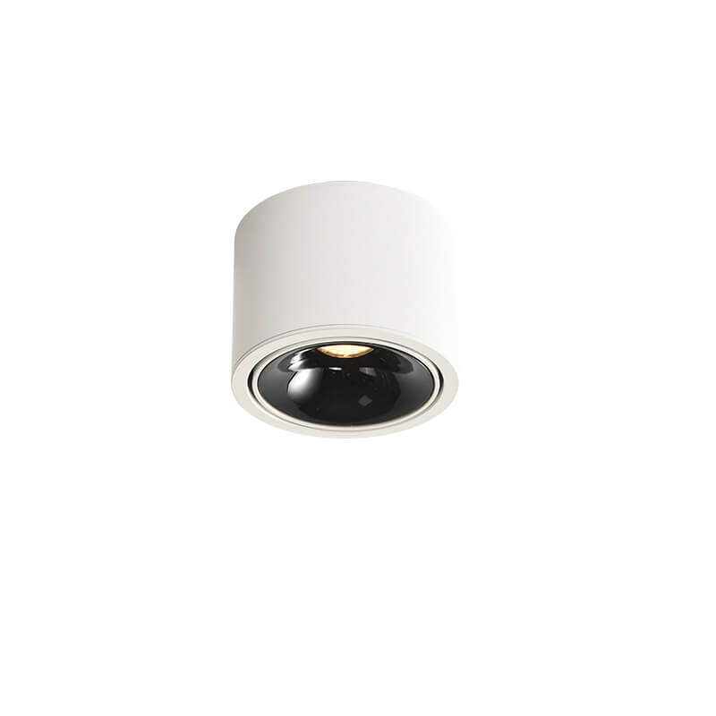 Modern Minimalist Adjustable Round LED Flush Mount Spotlight Ceiling Lamp-Orizon Depot