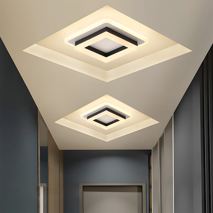 Modern Square LED Ceiling Light | Stylish Flush Mount Fixture