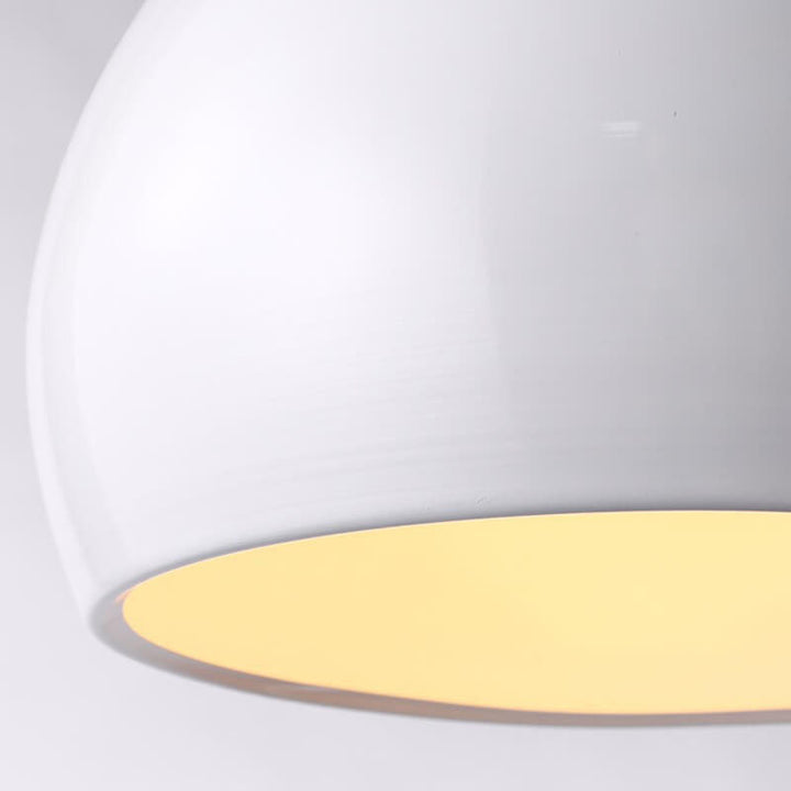 Modern Solid Color Round Head Shape Iron 1-Light hanging Lamp-Orizon Depot