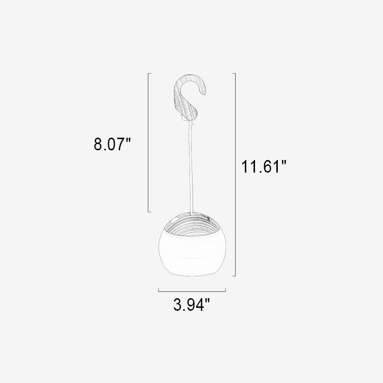 Modern Portable Hanging USB Rechargeable Lantern LED Camping Tent Light-Orizon Depot