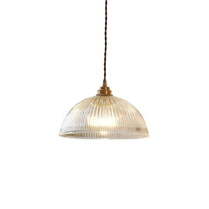 Modern Clear Glass Dome Pendant Light-Orizon Depot