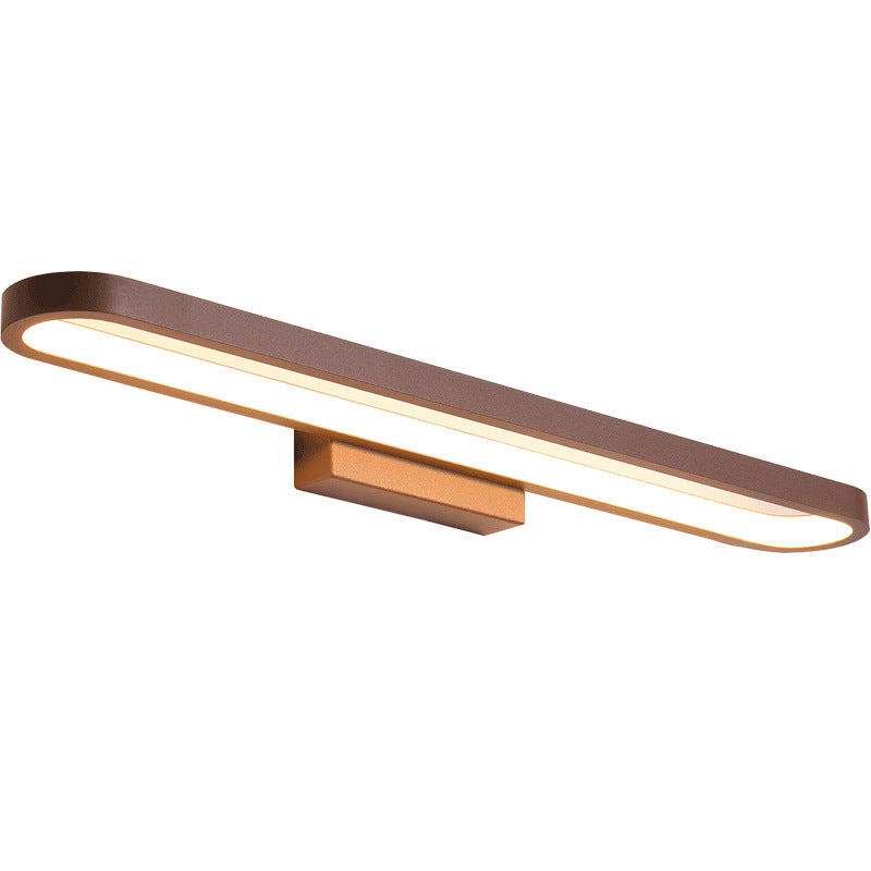 European Minimalist Circular Aluminum Vanity Lamp LED Mirror Front Wall Sconce Light-Orizon Depot