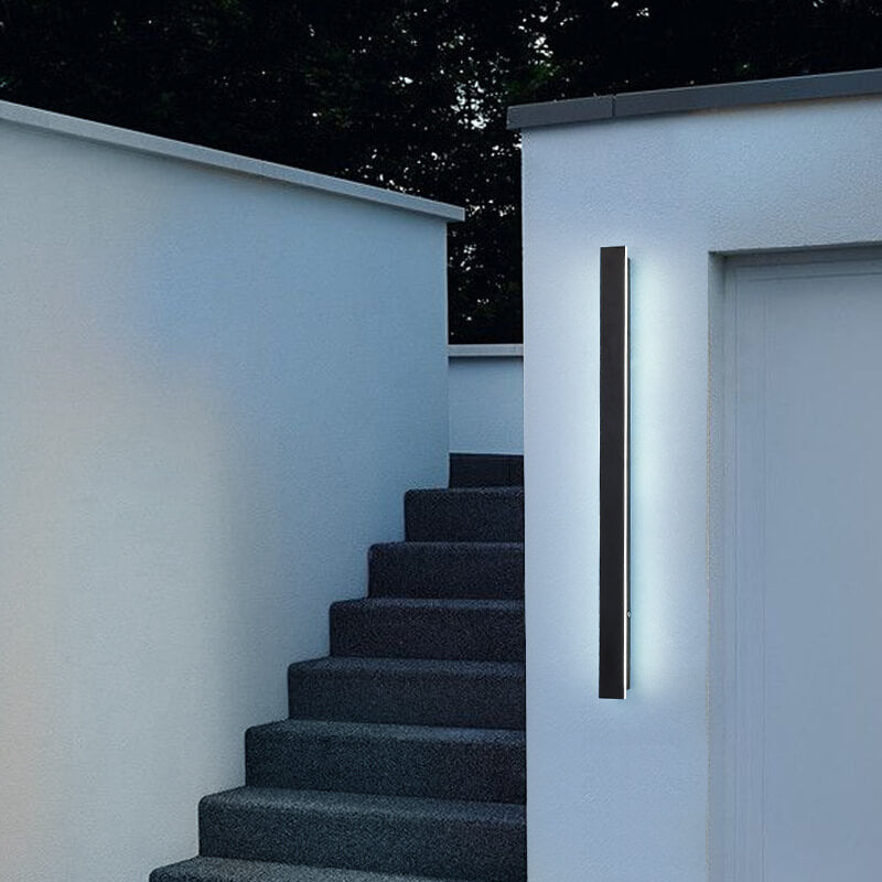 Retro Waterproof Rectangular LED Wall Sconce for Outdoor Spaces