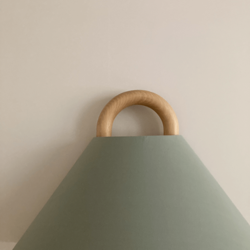 Modern Original Wooden Pleated Semi-Circle 1-Light Wall Sconce Lamp