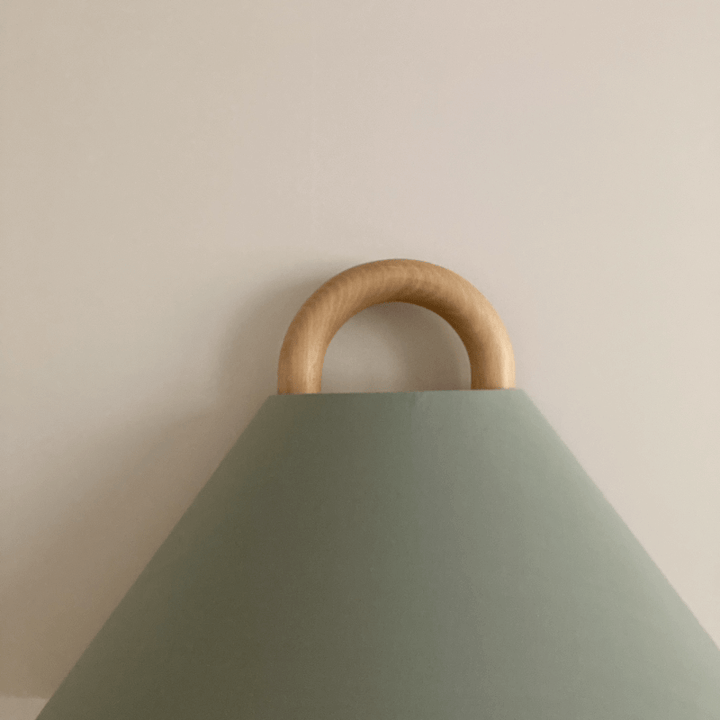 Modern Original Wooden Pleated Semi-Circle 1-Light Wall Sconce Lamp-Orizon Depot