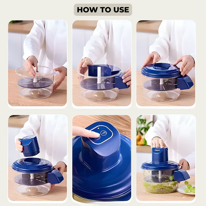 Electric Food Peeler | Quick One-Press Peeling Tool