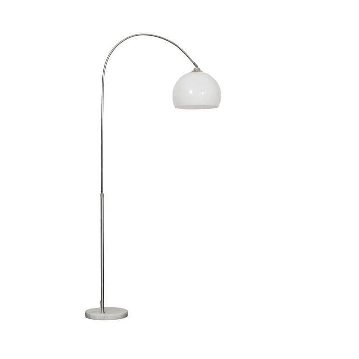Modern Globe Floor Lamp with Acrylic Shade 1-Light Fishing Rod Base-Orizon Depot