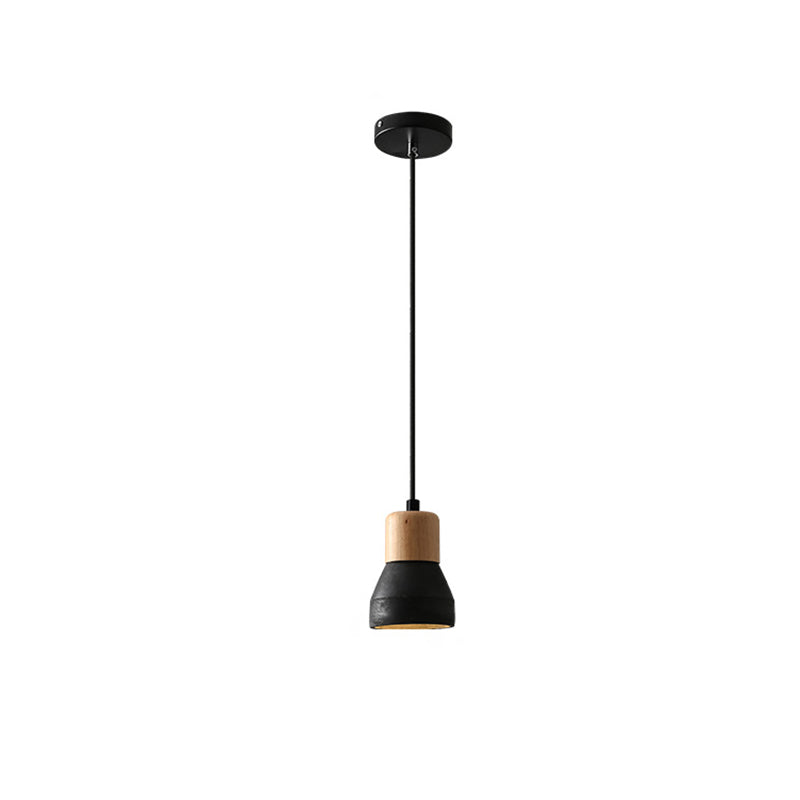 Nordic Cement Tapered Style 1-Light Mini LED Pendant Lamp-Orizon Depot