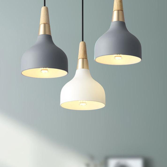 Modern Creative Macaron Disc Art Pendant Lamp-Orizon Depot