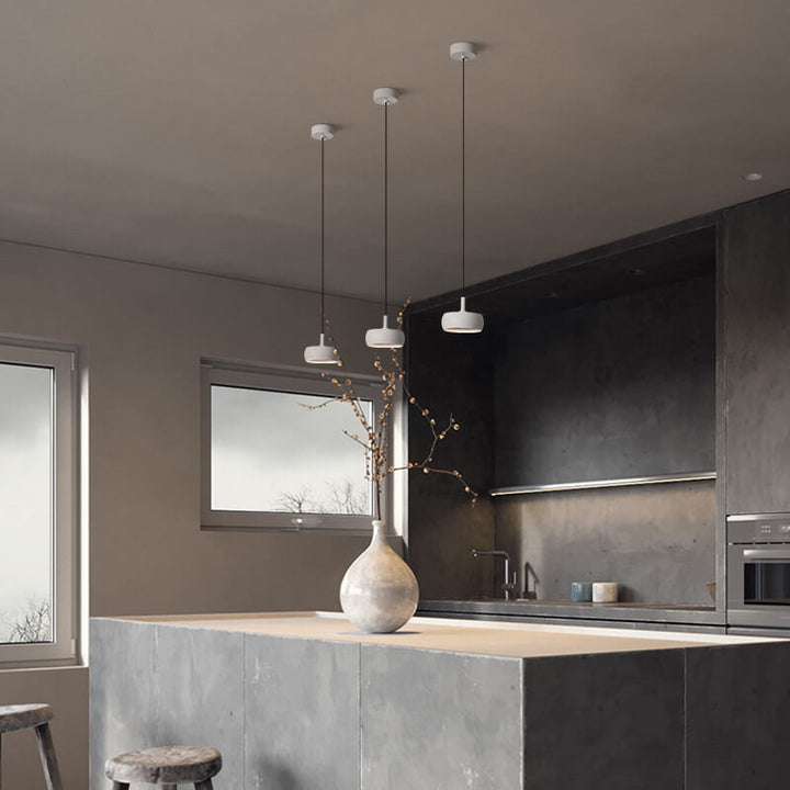 Nordic Minimalist Dome Aluminum LED Retractable Shape Pendant Lamp-Orizon Depot