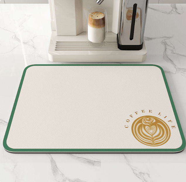 Quick-Drying Diatomite Kitchen Mat | Keeps Countertop Dry