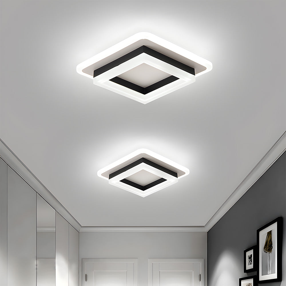 Modern Square LED Ceiling Light | Stylish Flush Mount Fixture