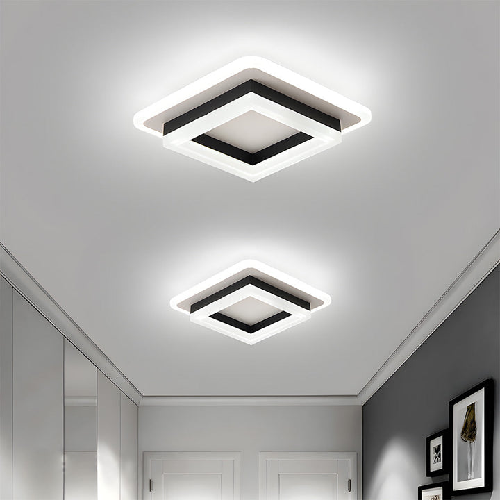 Modern Square LED Ceiling Light | Stylish Flush Mount Fixture